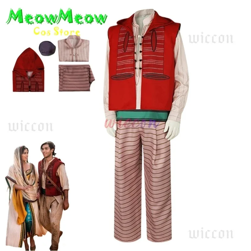 

Action Film Aladdin Cosplay Costume Prince Performance Suit Revenge Of Jafar Halloween Carnival New And Strange Clothing