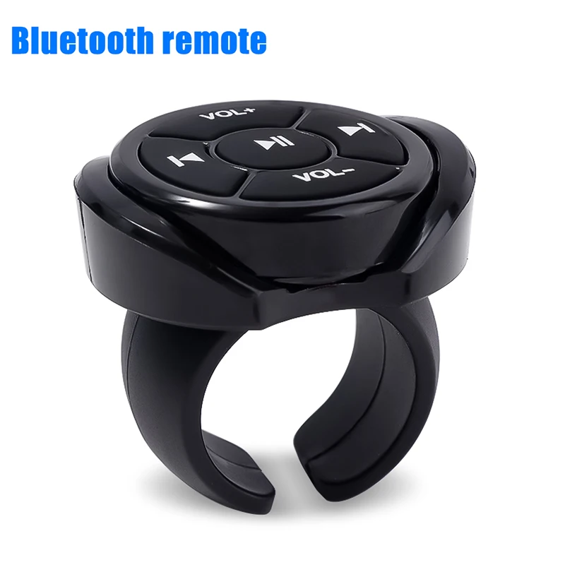 Wireless Bluetooth Media Button Remote Controller For IOS Android Phone Tablet Car Motorcycle Bike Steering Wheel MP3 Music Play