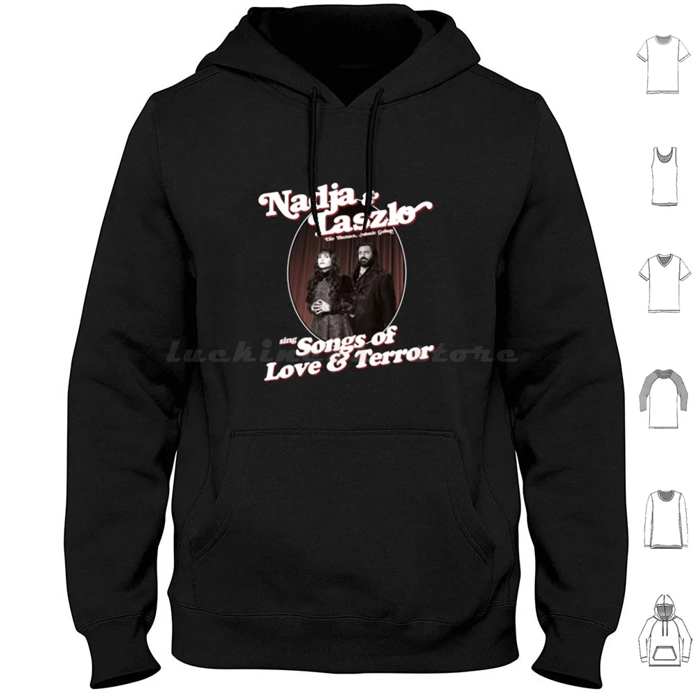 Nadja And Laszlo The Human Music Group Sing Songs Of Love And Terror Hoodie cotton Long Sleeve Laszlo Cravensworth Halloween