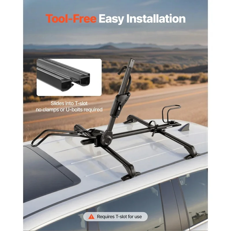 Upgrade Stylish  Foldle Upright Roof Bike Rack Ing System Adjus Cer Exterior Accessories Universal