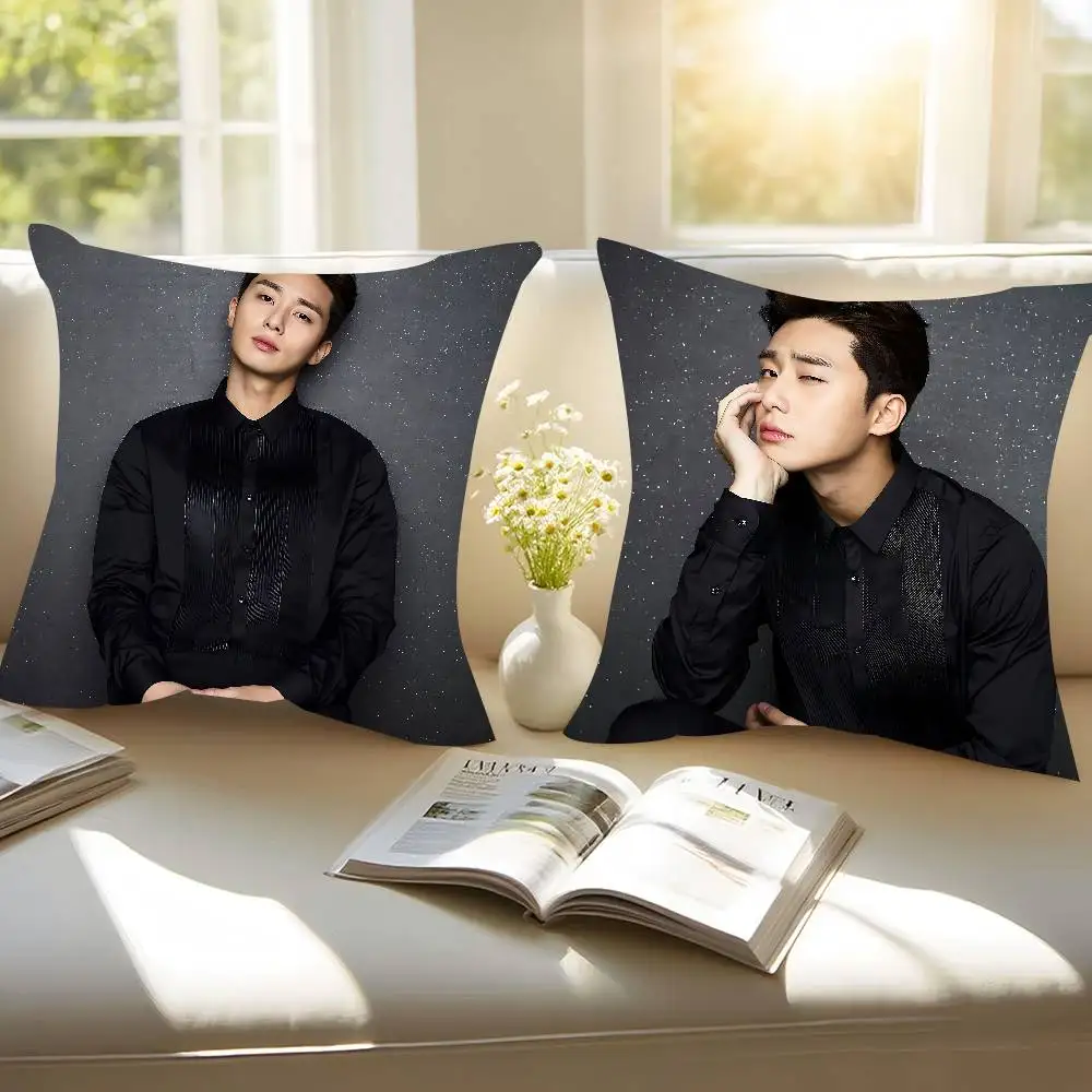 غطاء وسادة P-Park Seo-joon غطاء وسادة قابل للإزالة وقابل للغسل - كتان ناعم لجميع المواسم