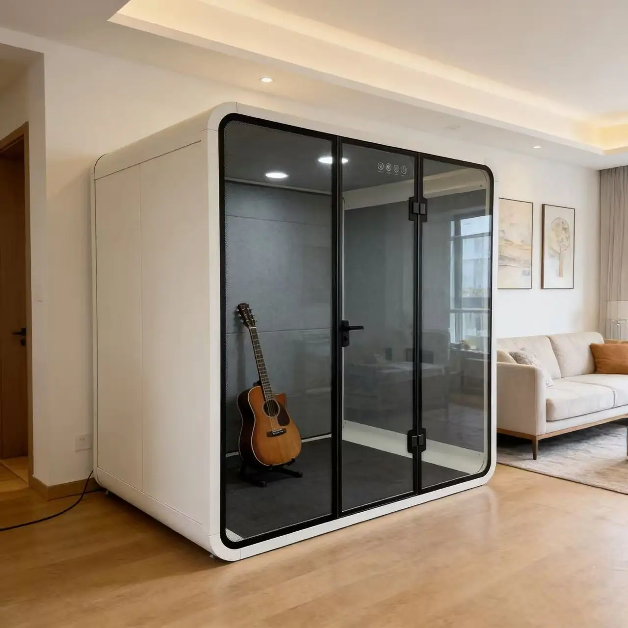 2026 Soundproof Private Office Workshop, Noise Reduction And Soundproof Phone Booth, Office Temporary Single Meeting Room, Silen