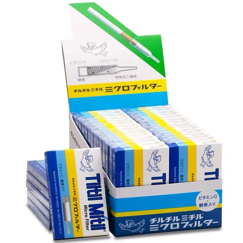 Filtro de cigarrillo de resina desechable, filtración Tiltil japonesa, juegos de pipas para fumar, saludable