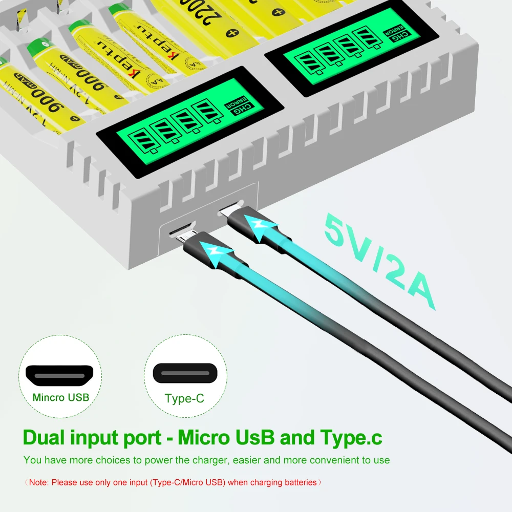 AA 1.2v Rechargeable Batteries + AAA rechargeable battery for toys + 1.2V Battery charger for 1.2V Ni-MH AA AAA battery