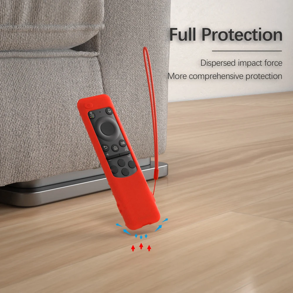 Silicone Frame for Samsung Solar Remote BN59-01432A BN59-01455A Silicone Case for Samsung Smart TV, Neo QLED 4K TV, QLED 4K Smar