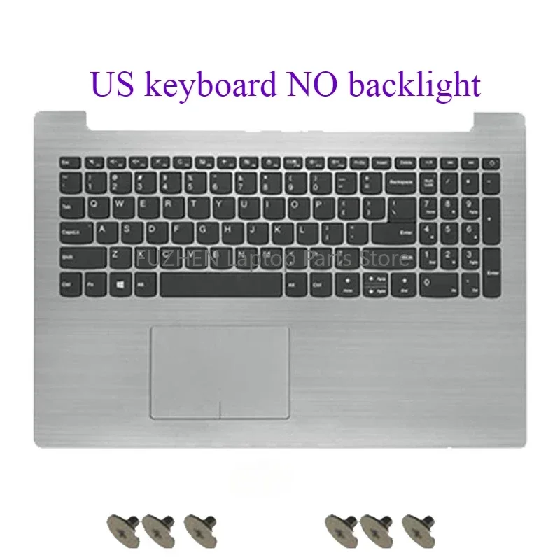 NOWY Do IdeaPad 330-15 330-15IKB 330-15IGM 320-15ABR laptop LCD Tylna Pokrywa/Ramka Przednia/Palmrest Górna/DOLNA OBUDOWA Srebrny — zdjęcie produktu 5