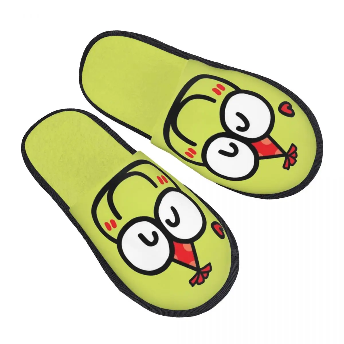 

Изготовленные на заказ тапочки KeroKeroppi Love Guest для ванной комнаты, женские домашние тапочки