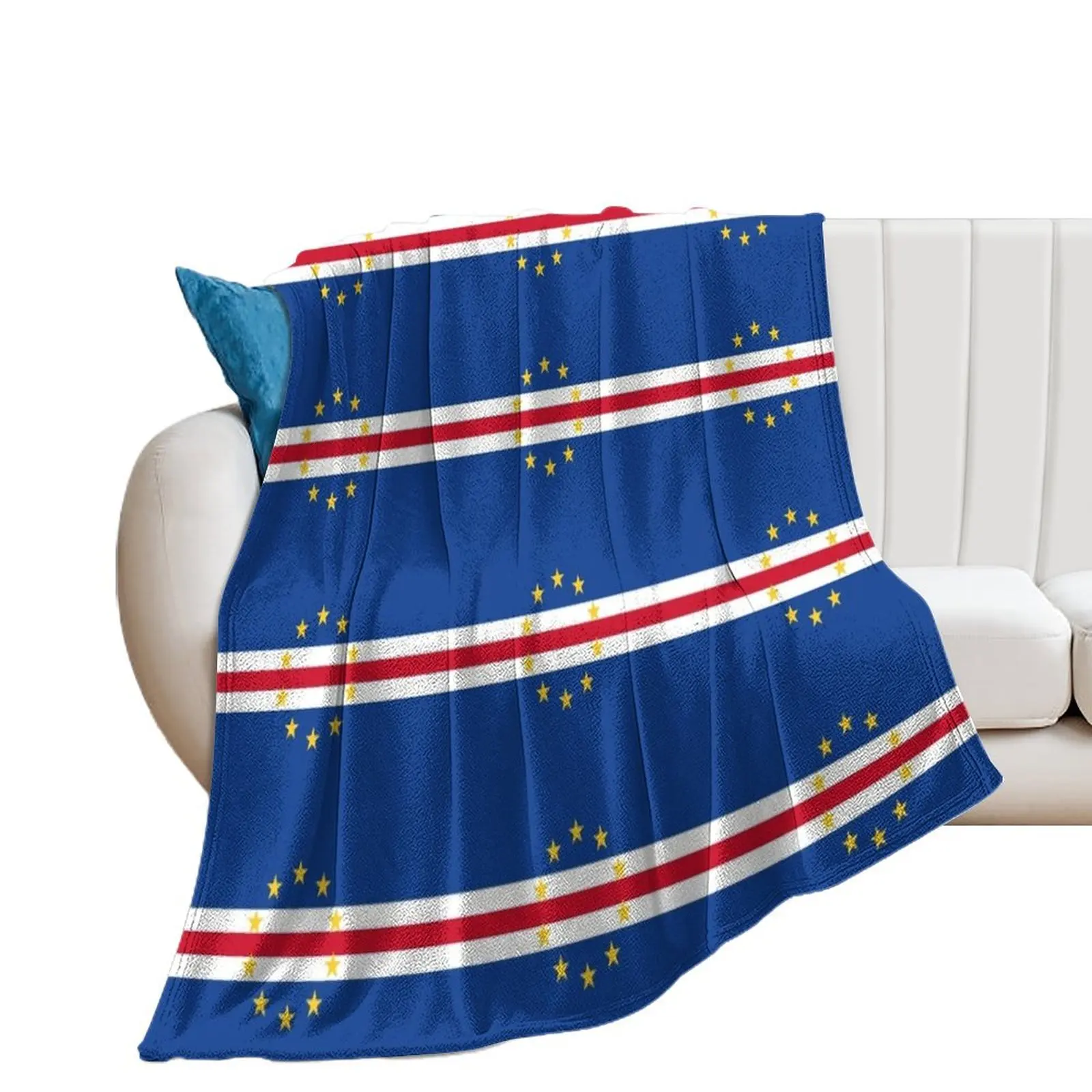 flag of Cape Verde Throw Blanket For Decorative Sofa Luxury Kid'S Blankets