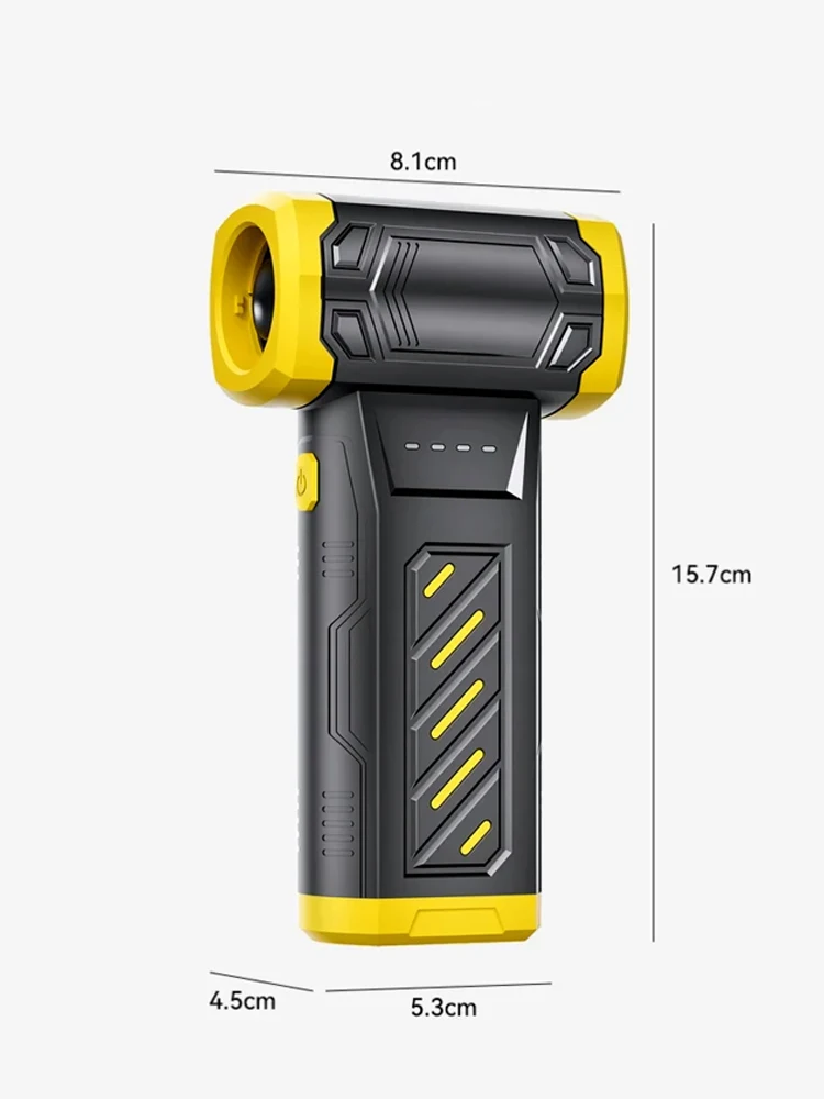 Handheld Mini Turbo Jet Fan 990000RPM Powerful air Blower Compressed air Duster Portable Fan for Car Dryer/PC/Home Cleaning Tool