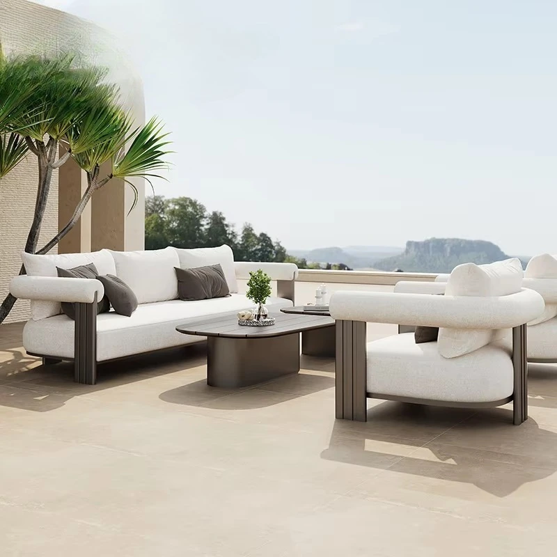 

Мебель для бассейна, роскошные диваны на открытом воздухе, алюминиевый уличный садовый диван, мебель для патио, отель, патио, современный диван, уличная мебель