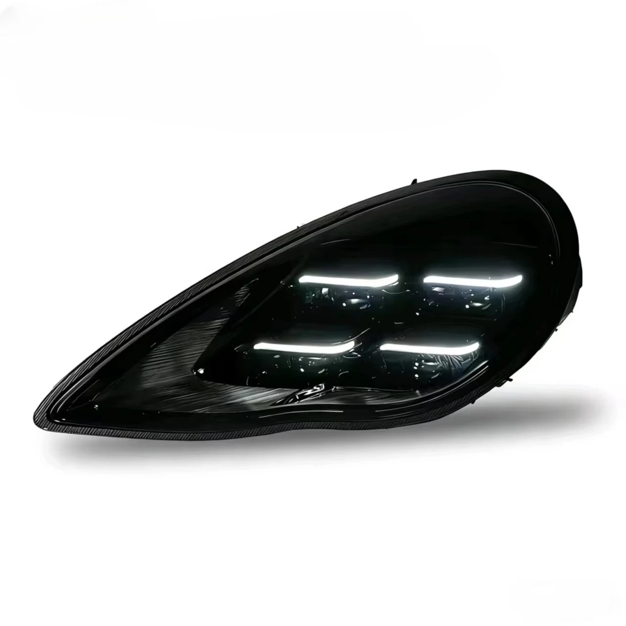 Suitable for Porsche Panamera 10-13 Headlight Assemblies Panamera Modification LED matrix Lens Headlights Upgraded Headlights