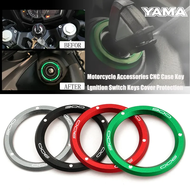 Moto Accessories For Kawasaki Z900 Z900RS Z 900 RS Z-900 Z-900RS CNC Aluminum Case Ignition Switch Keys Cover Protection Parts