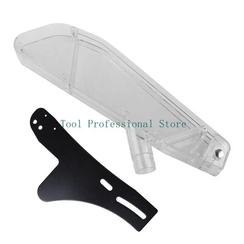 57QF 10 ''النجارة درع شفرة الحرس الجدول الوجه المنشار حامي واضح البلاستيك الحرس #5