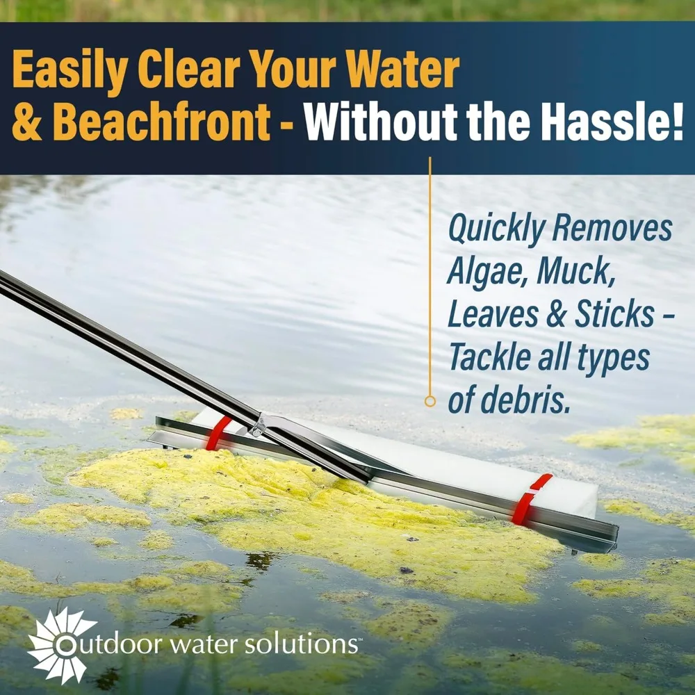 頑丈な湖とビーチ用レーキ