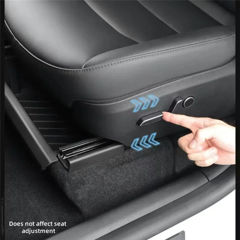 

Car Seat Storage Box Storage Box For Tesla Model Y Under Seat Drawer Type Tray Car Accessories