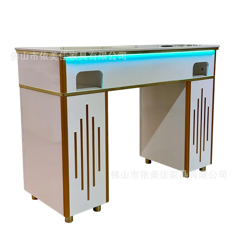 

Многофункциональный маникюрный стол с пылесосом Интернет-маникюрный стол знаменитостей Белый Простой Специальный для красоты и маникюрного салона