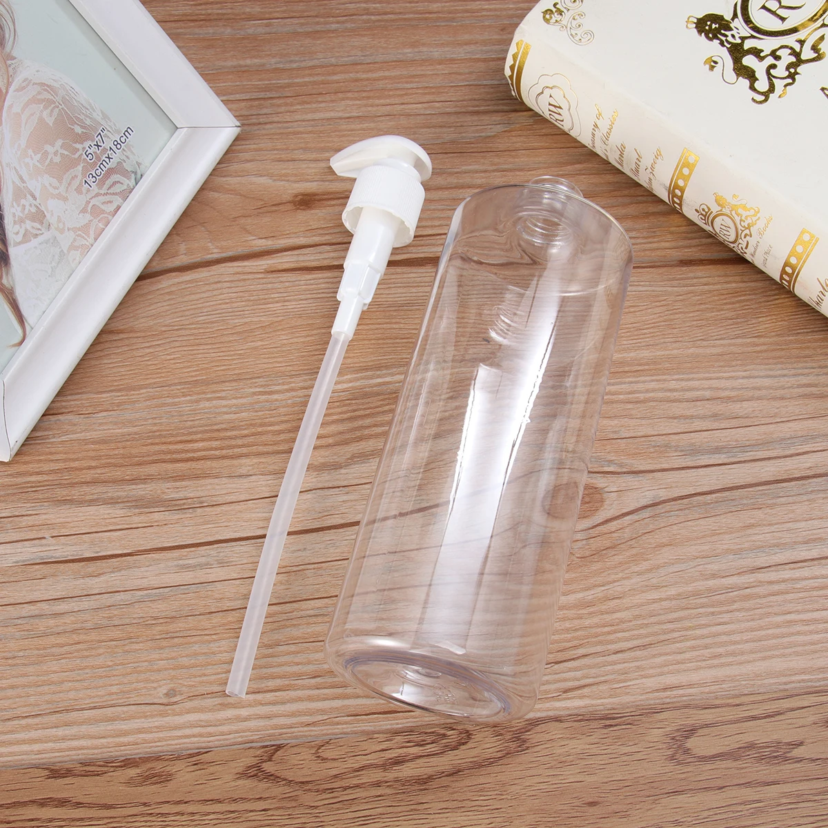 

6Pcs 500Ml Refillable Shampoo Bottles Empty Containers for Body Lotion with Convenient Press Pump Plastic Travel Size