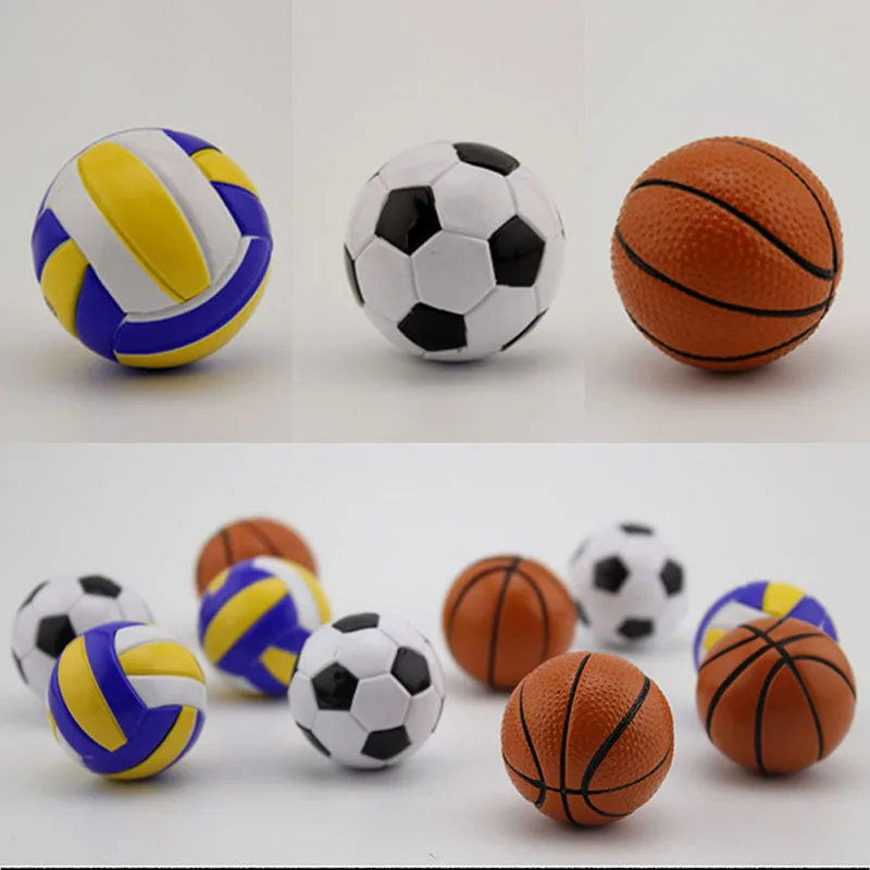 1/6 Soldier Scene Accessory Mini Basketball Football Volleyball Sports Training Balls Model Fit 12 Inch Action Figure Body