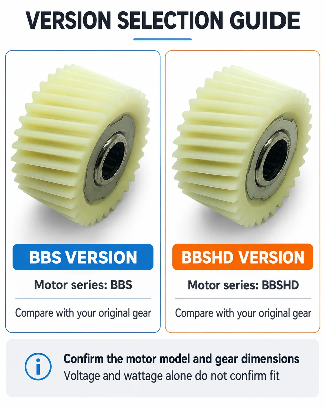 Ersatz-Nylon-Zahnradbaugruppe für Bafang BBS BBSHD 48V Mittelmotor für E-Bikes, Fahrradmotor-Reparatur-Ersatzteil – Detail 2