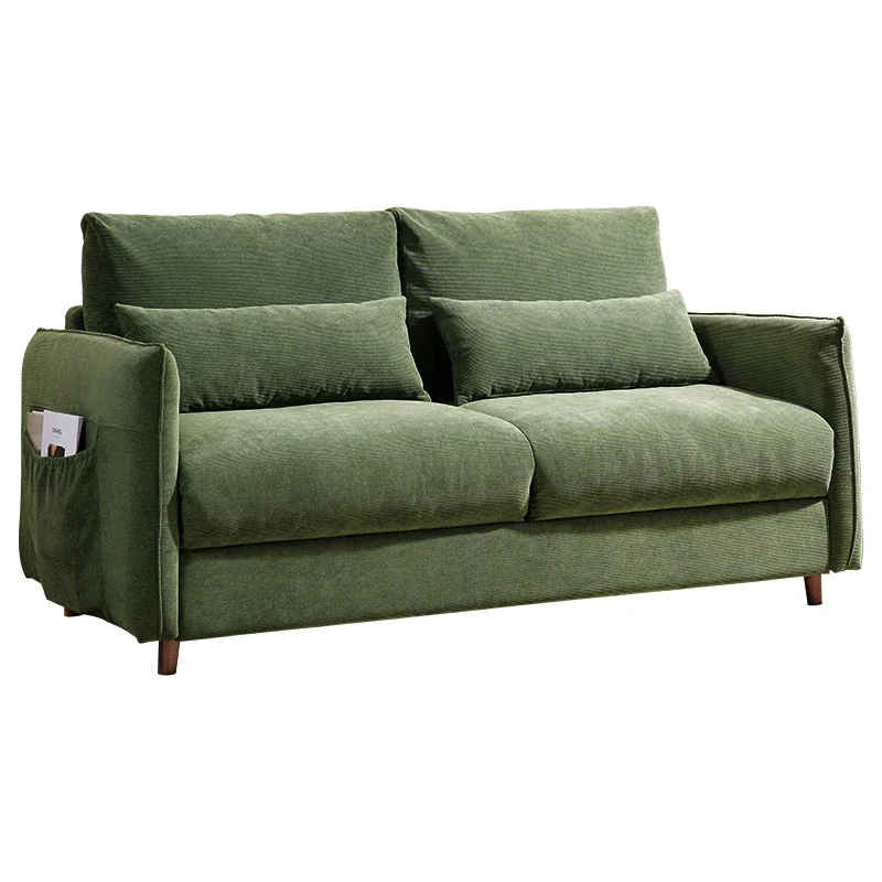 

Foldable Dual-Purpose Living Room Small Apartment Single Double Multi-Functional Telescopic Bed Light Luxury