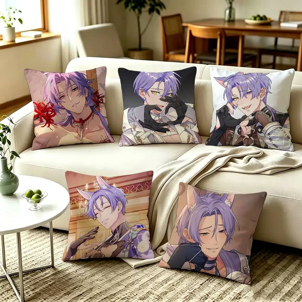 N-NU Carnival K-Kuya Pillow Cover Sofa Cushion Cover Home Room Decoration Children Gift
