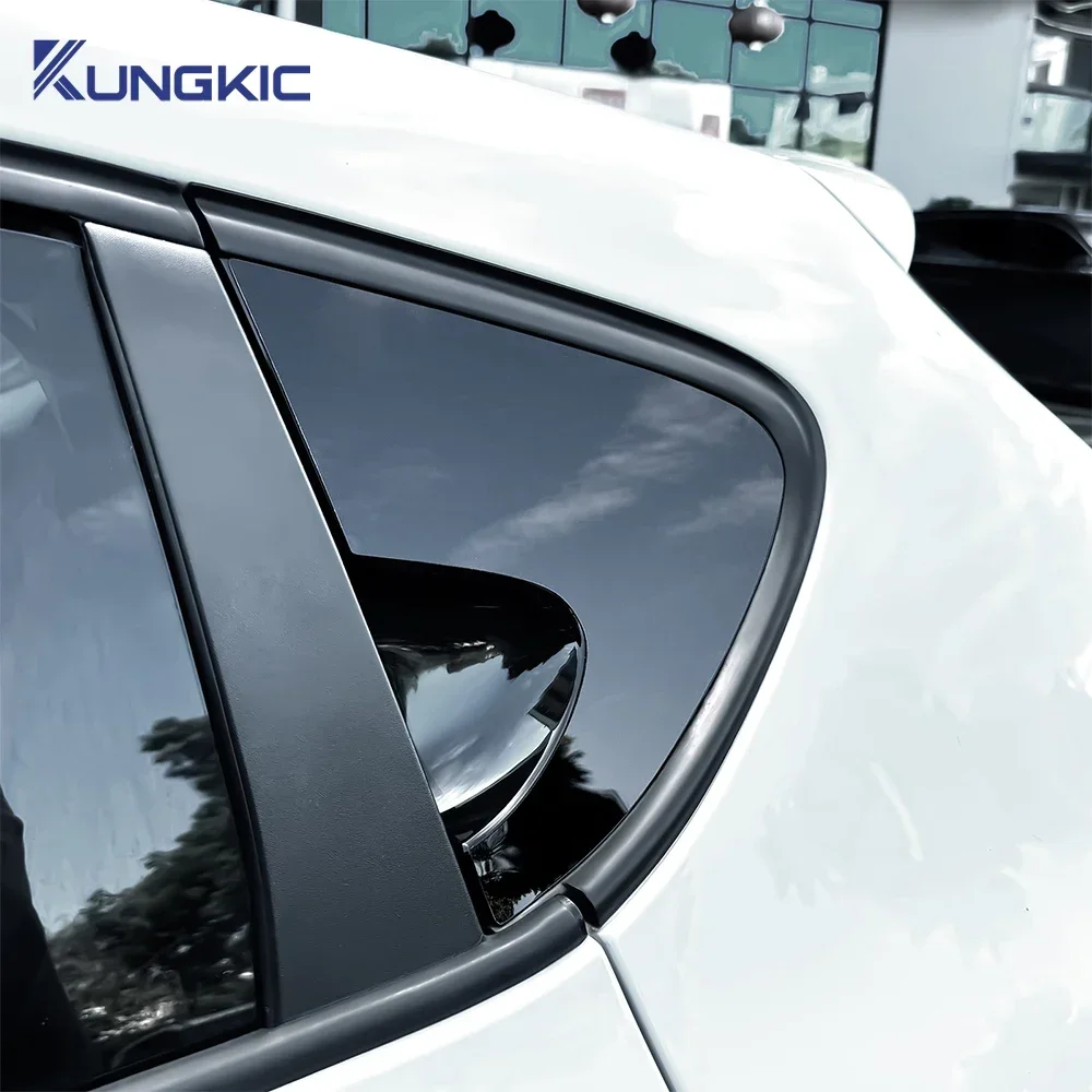 

Треугольная наклейка на заднее окно для SEAT Leon MK1 Altea 2005 2006 2007 2008 2009 2010 2011 2012, отделка автомобиля, внешние аксессуары