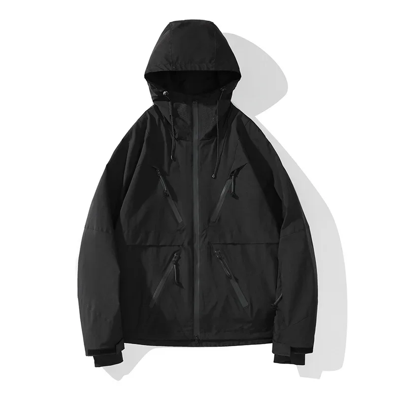 2025 3L بدلة تزلج مقاومة للماء ناقص 30 °   بنطال تزلج Fleec e Thick ened للرجال والنساء سترة كبيرة ومسمونة OT4