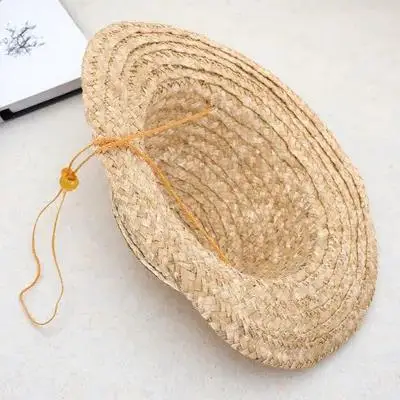 

Straw Hats for s Beige Braided Beach Hat Adjustable 52 56cm Head Size Durable Breathable Material Perfect for Outdoor