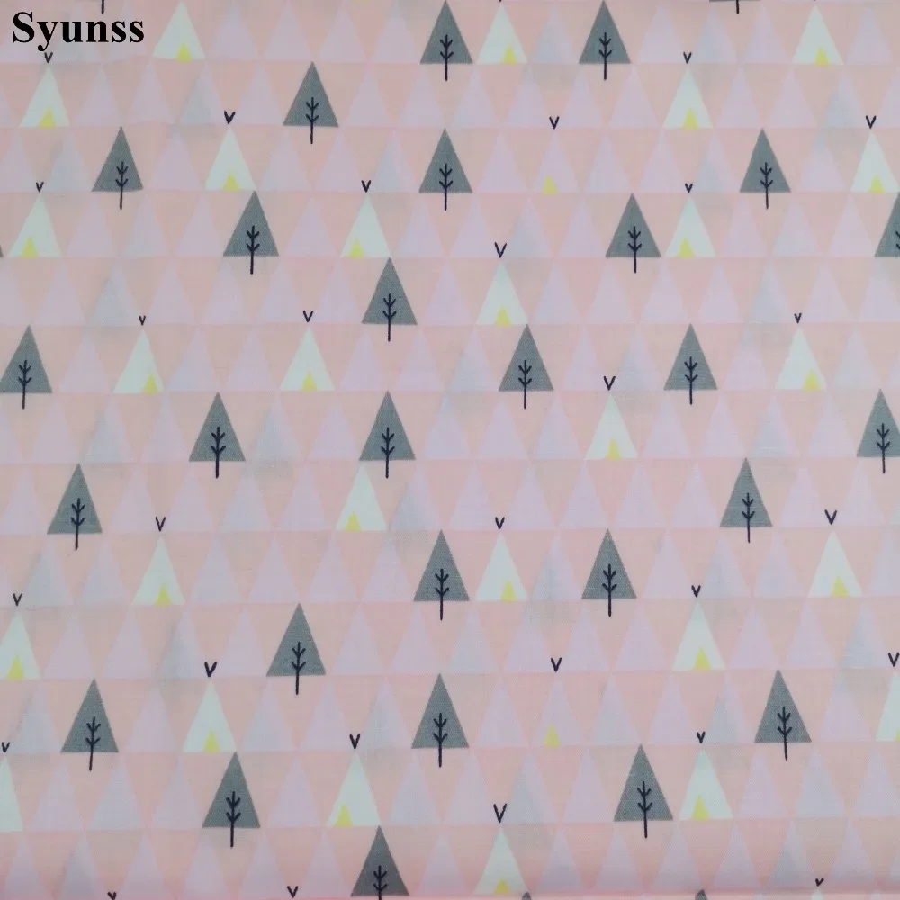 Syunss Cute Little Red Riding Hood stampa tessuto di cotone fai da te cucito a mano Patchwork biancheria da letto in tessuto trapuntato Tissus