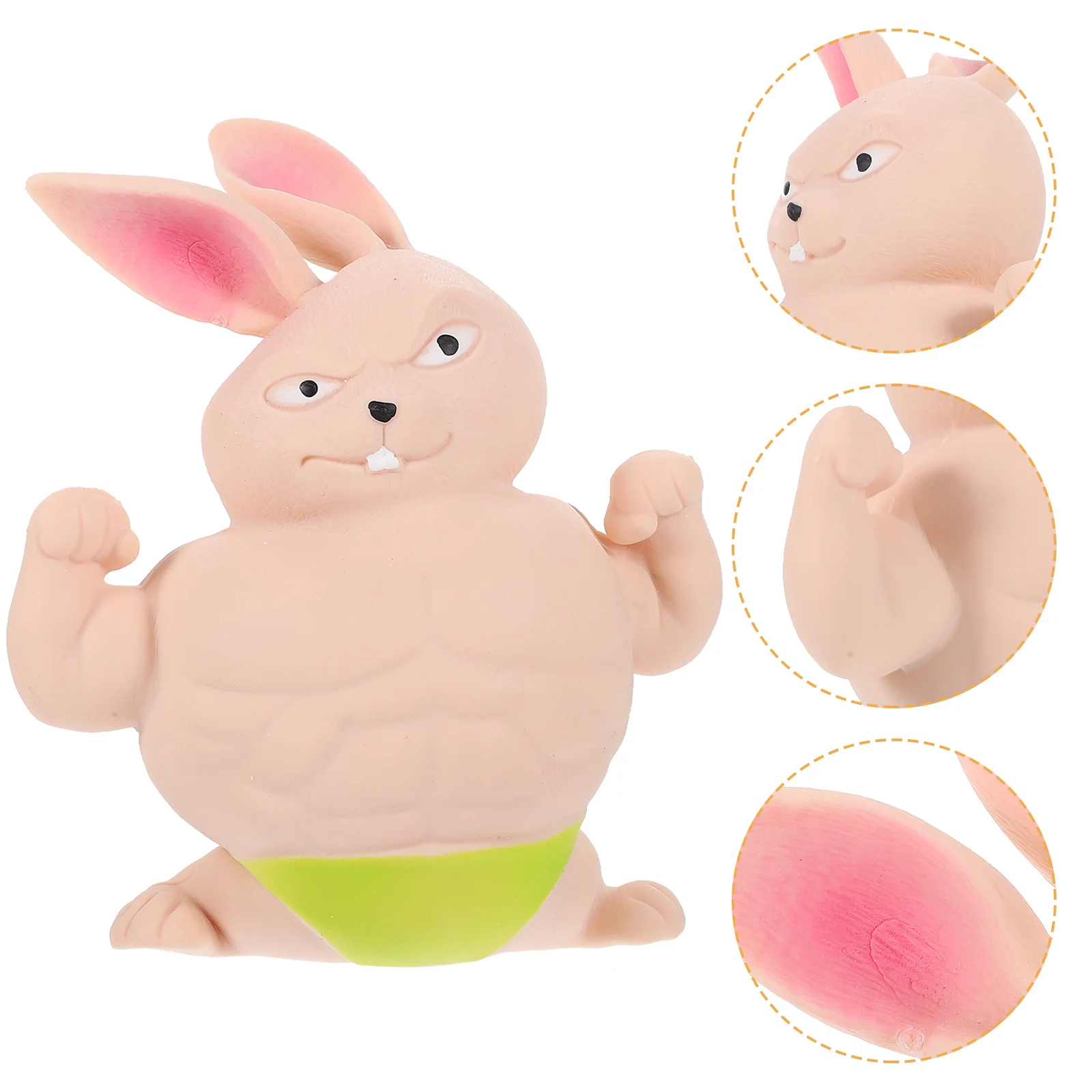 

Toy Squeeze Stress Compact Small Stretchy Birthday Party Favors Bunny Rabbit Toys