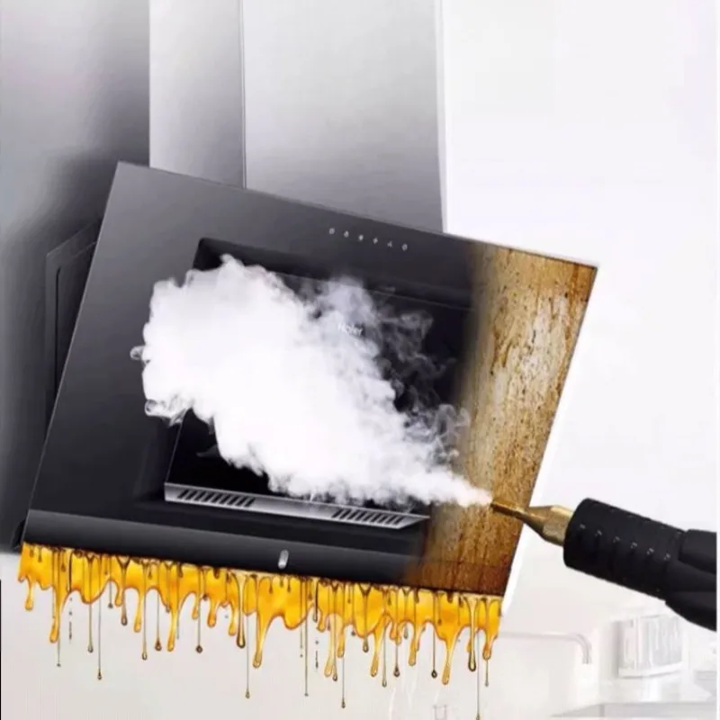 منظف بخار كهربائي تجاري بدرجة حرارة عالية 220 فولت، 6-10 بار، منظف متعدد بالضغط العالي