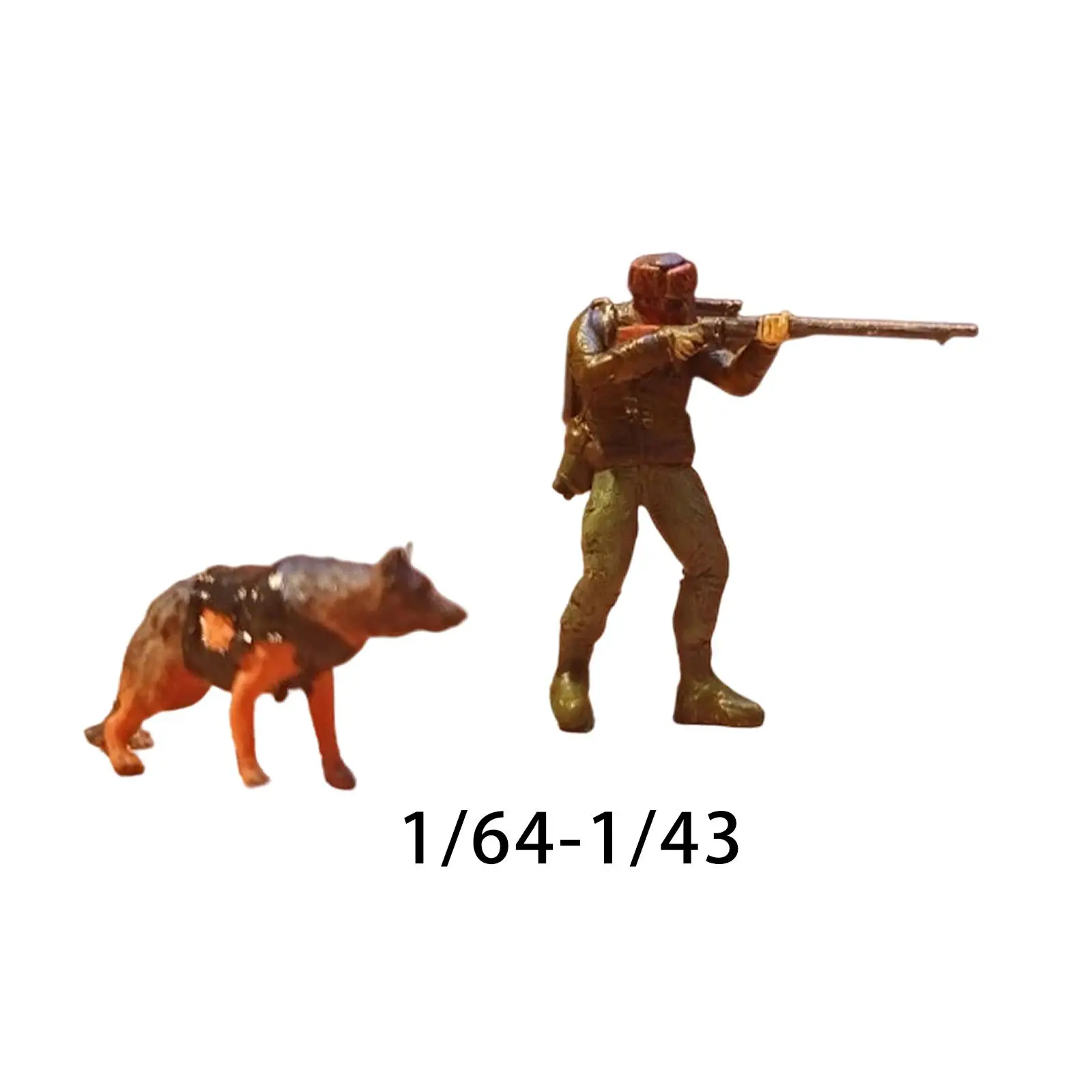 

2x миниатюрные фигурки солдат и собак, миниатюрные фигурки людей, миниатюрные модели сцен для игр, хобби, песочный декор стола, поделки