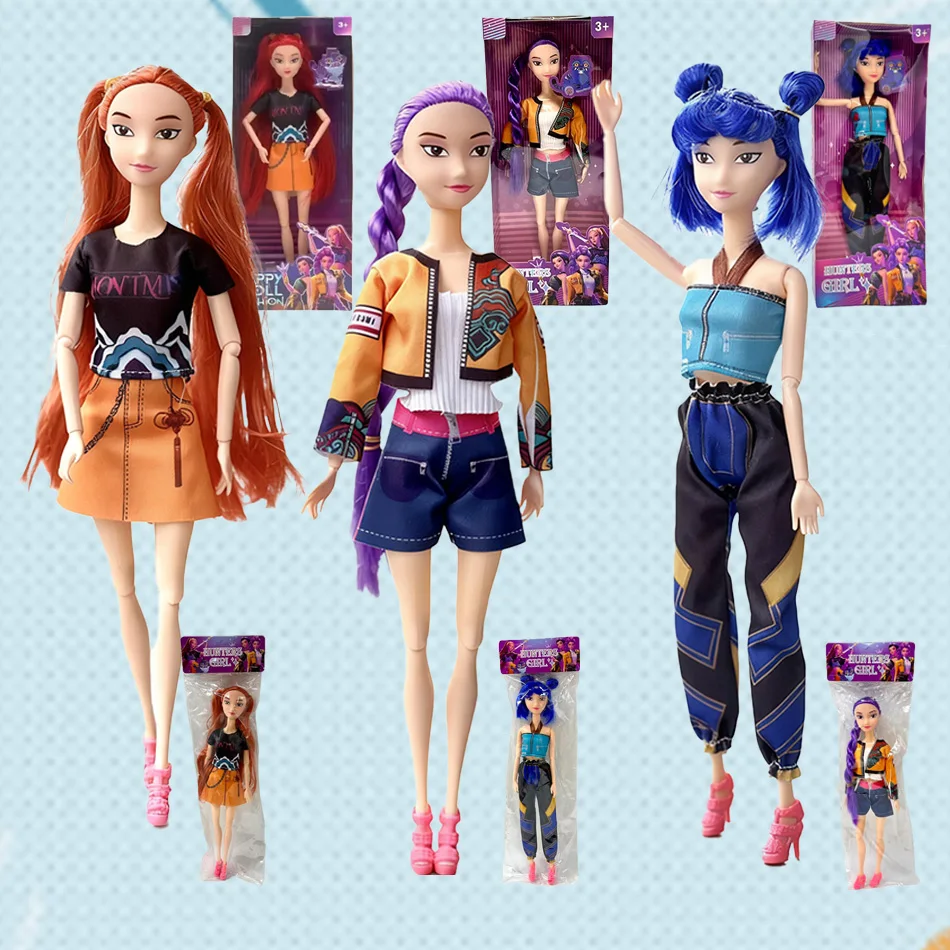 2026 kpop demon hunters figura de ação estatuetas de vinil nova mobilidade conjunta miniaturas dolldesktop ornamento decoração presentes