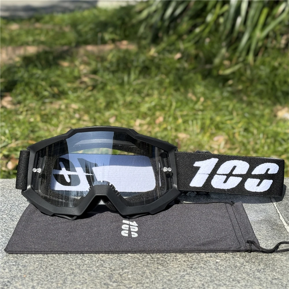 

2025 New 100 Motocross Goggles High Quality MTB ATV Windproof Protection Cycling Racing Off-Road Motorcycle Sunglasses with bag