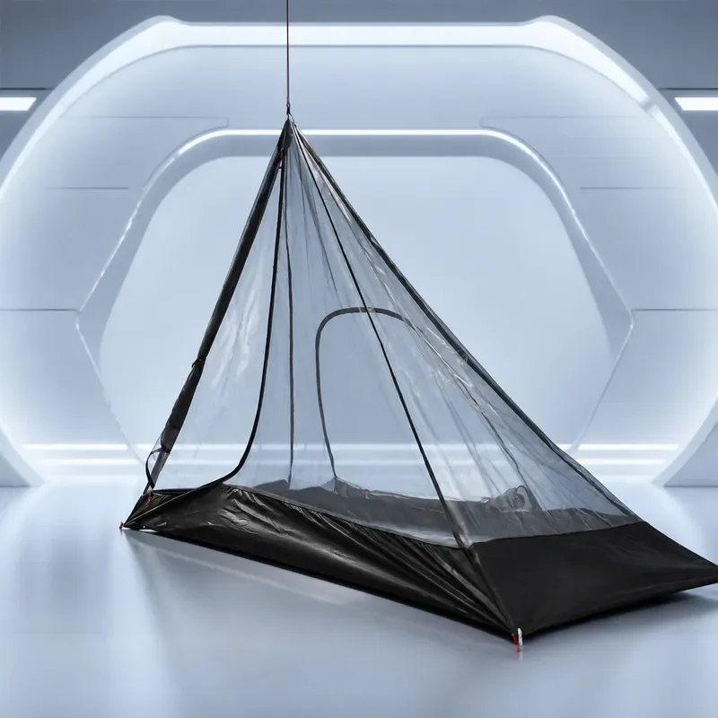 for MCETO Mituo Tingxue 320 Four Corner Inner Net Outdoor Camping Pyramid Tent Mosquito Net Lightweight Equipment