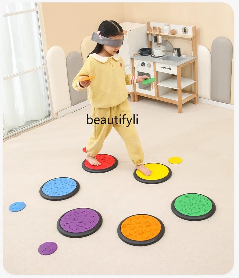 

Sensory integration tactile plate Kindergarten sensory integration training equipment Children's balance board Household toys