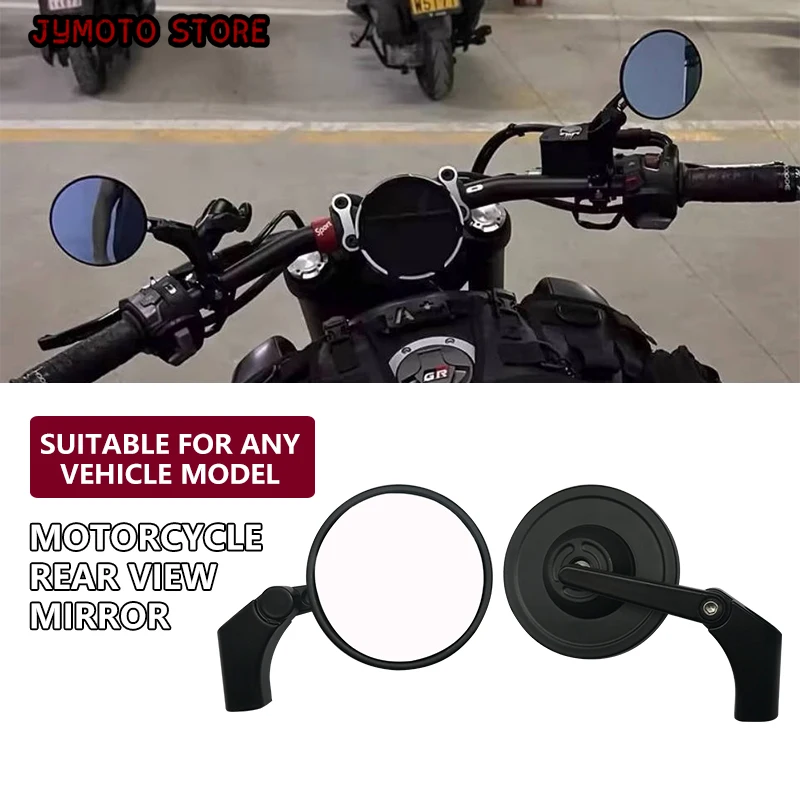 

360° Rotating Adjustable Mirrors For Kawasaki Z750 Z800 Z900 Z1000 Z650RS Z900RS Motorcycle Retro Rearview Handlebar End Mirror