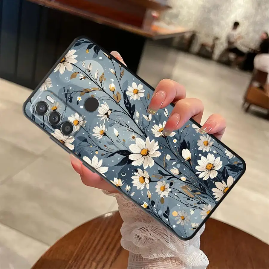 Soft Back Phone Cover Case for Moto X30 Pro Edge 20 30 S30 Pro Various Flowers