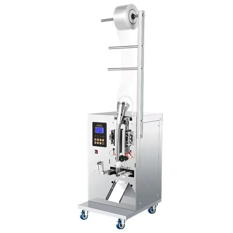 Automatic vertical sealed bag packaging machine multifunctional water bag filling label food paper