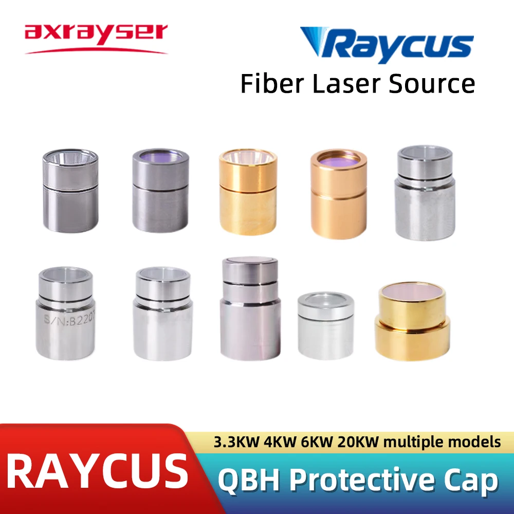 Output Protective Connector Lens Raycus 3300W 4000W 6000W QBH Protective Cap Fiber Optic Crystal For Laser Source