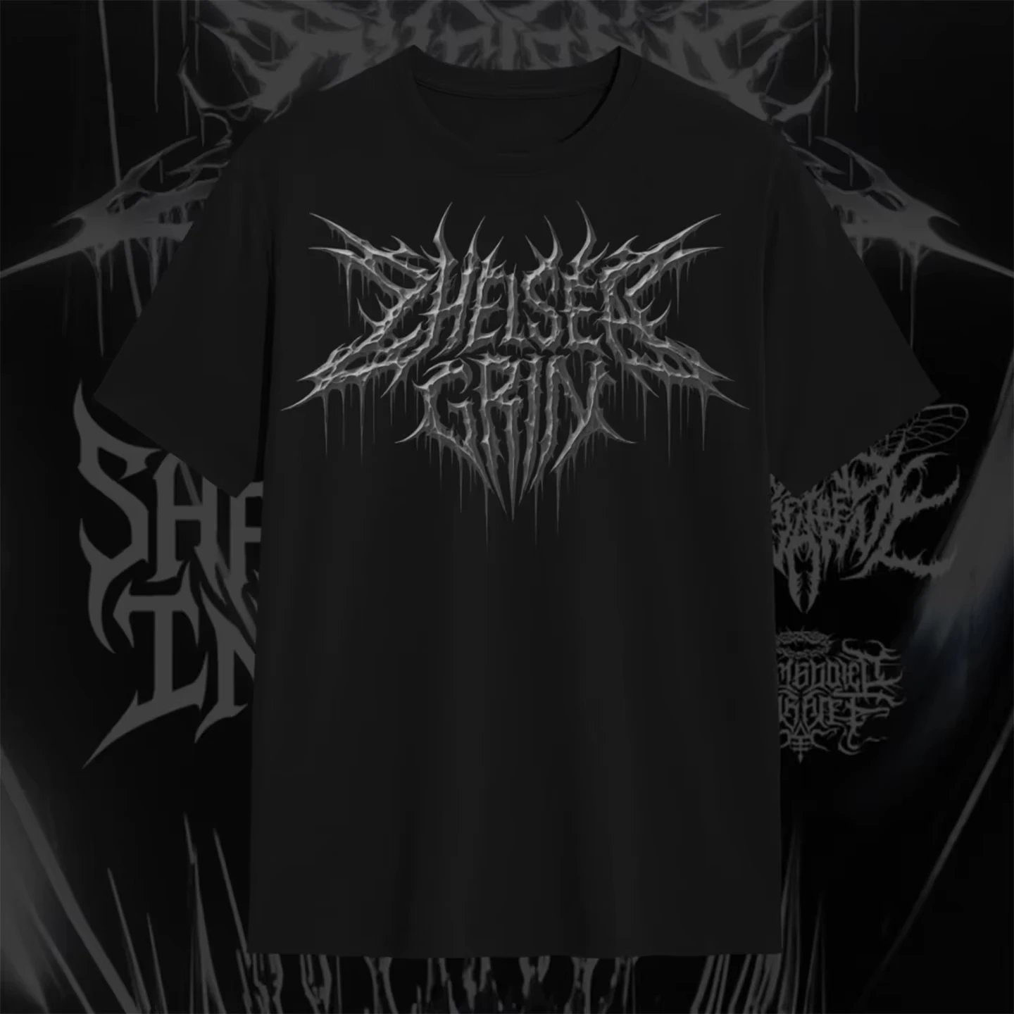 Chelsea Grin Deathcore Band Dark Rock European-style T-Shirt Cotton Graphic Tee Men Women Summer Streetwear