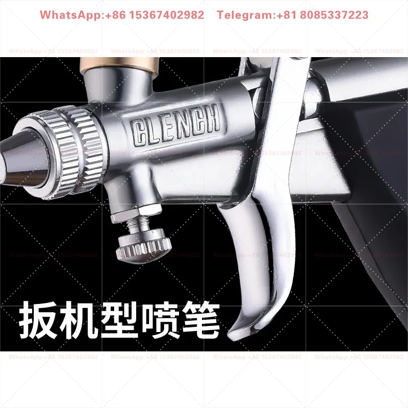 LP-116 Pneumatic Spray Gun Mini Sprayer, Uniform Paint Atomizing Tool for Furniture Repair Spare Accessories