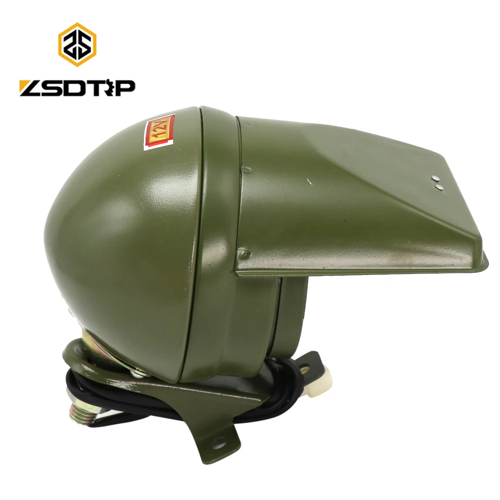 ZSDTRP-lámpara antiniebla Retro para motocicleta, Luz antiniebla frontal lateral verde Original para BMW R1, R50, R71, M72, K750, Ural CJ-KC750