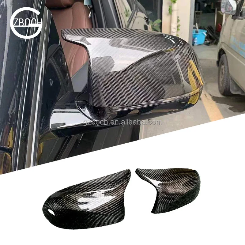

X5 X6 X3 X4 Car Mirror Cover For G01 G08 G02 G05 G06 G07 Carbon Fiber Car Rearview Mirror Covers