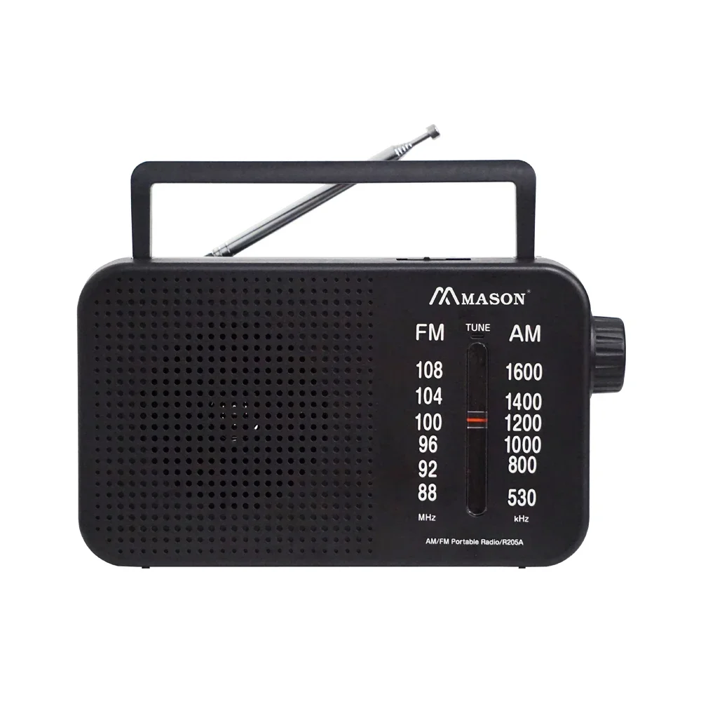 Mason factory supply high sensitivity ac retro radio receiver am fm home portable radio with batteries and big speaker