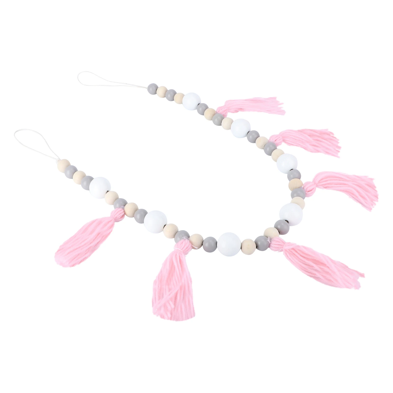 

Wooden Bead Tassel String s Wall Hanging Pendant Home Decor Accessories Beautiful Appearance Fresh Design