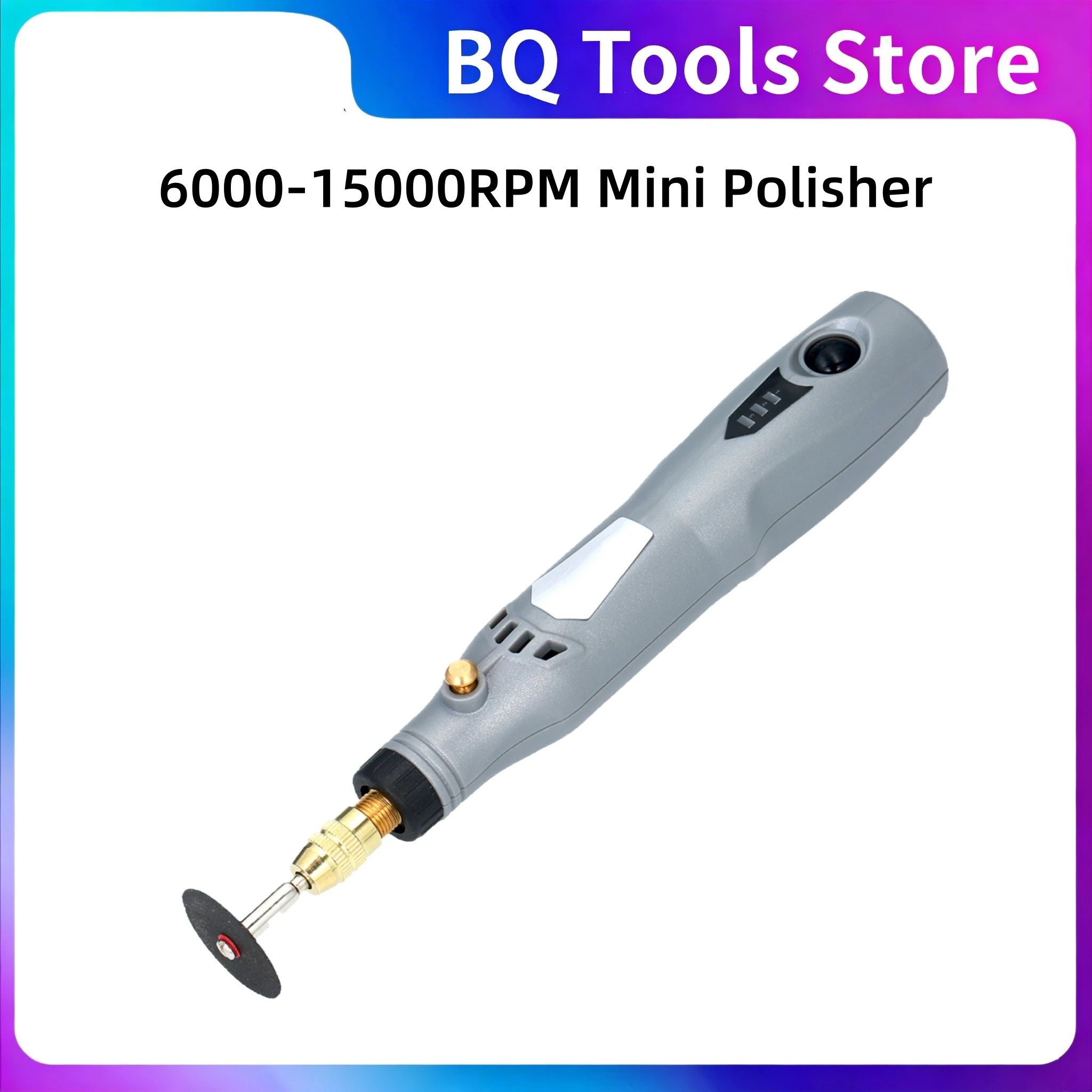 Handheld Mini Polisher 6000-15000RPM Power Rotary Tools Electric Grinder 3 in 1 Polisher Driller Grinder Pen Machine Kit