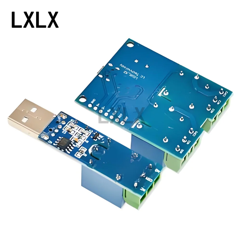 LXLX1 LCUS-1 Computer Serial USB Control Relay Module LCUS-2 Way PLC Intelligent Control Switch Module