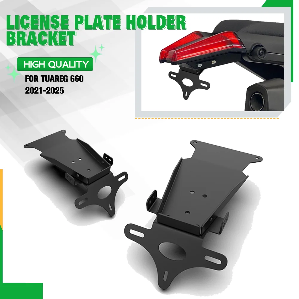 FOR Aprilia Tuareg 660 2021-2022-2023-2024-2025 Accessories License Plate Holder Bracket Moto Fender Eliminator Kit Tuareg660 