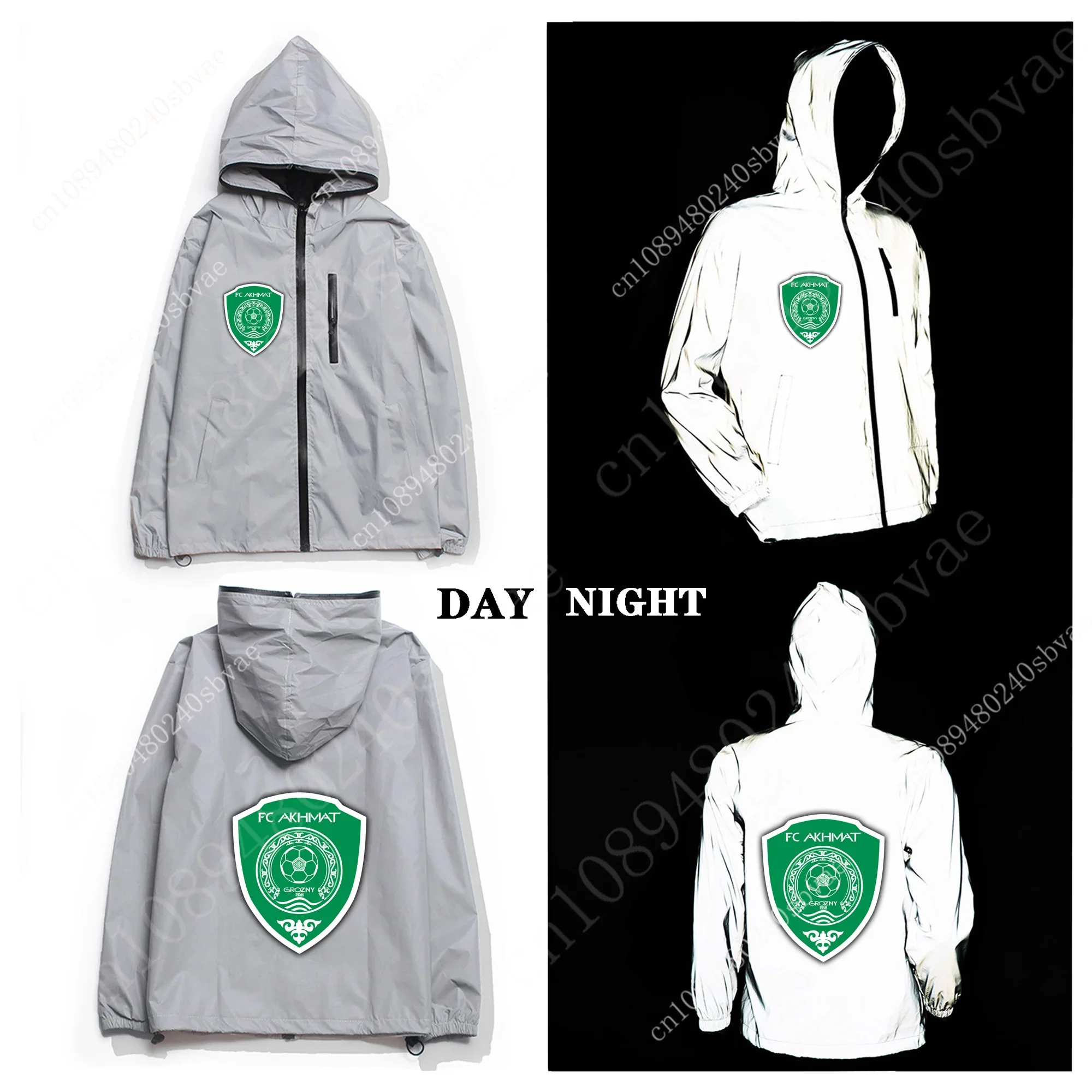 

Республиканский футбольный клуб Ахмат Грозный Republican Football Club Akhmat Reflective Jacket Mens Womens Custom Hoodie